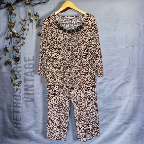 Leopard Print Pajamas - Picture 5 of 7